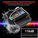 Candado de Alarma para Moto SafeRide - Envios a El Mundo