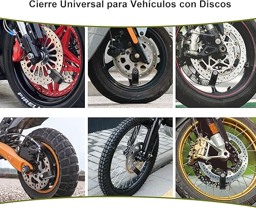 Candado de Alarma para Moto SafeRide - Envios a El Mundo
