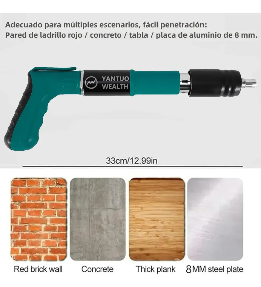 Pistola Fijadora de Clavos Portatil - Págala Al Recibir en Tu Domicilio