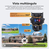 Cámara Solar 4G Doble Lente Zoom Optico 6MP - Págala Al Recibir en Tu Domicilio