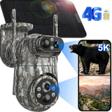 Cámara de Seguridad Solar 4G Camuflada con Visión Nocturna y Detección de Movimiento