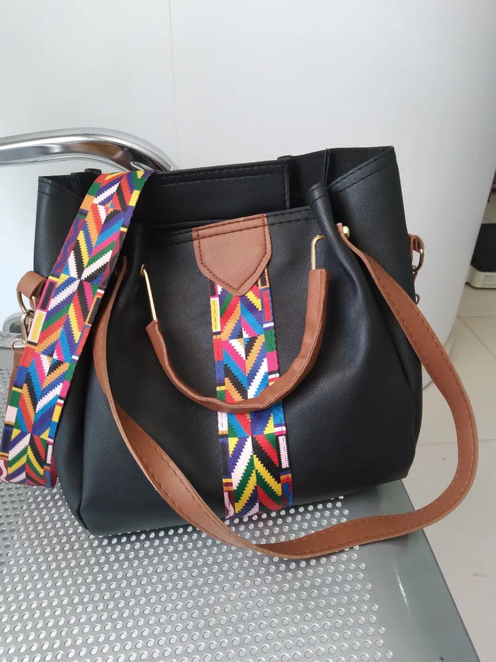 Set de 4 Bolsas Negra de Mujer - Pagala Al Recibir en Tu Domicilio