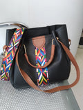 Set de 4 Bolsas Negra de Mujer - Pagala Al Recibir en Tu Domicilio