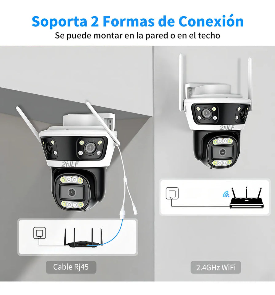 Cámara  Dual De Seguridad - Págala Al Recibir en Tu Domicilio.