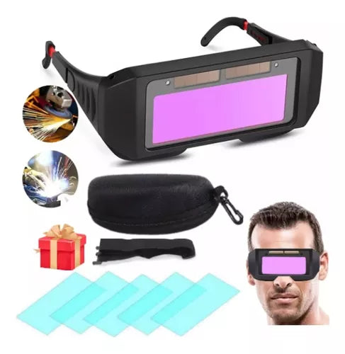 2x1 Gafas de Soldar con Oscurecimiento Automático SolarVision