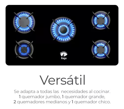 Parrilla Estufa Eléctrica de 5 Quemadores - Envíos a Todo el Mundo