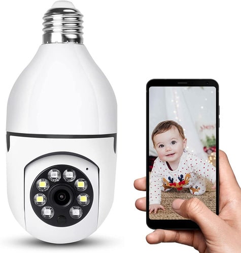 CAMARA DE VIGILANCIA TIPO FOCO - ENVIOS A TODO EL MUNDO