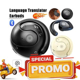 Auriculares traductores inteligentes: traducen más de 100 idiomas en tiempo real, ideales para viajes, negocios y reuniones. Incluyen asistente de voz e intercomunicador